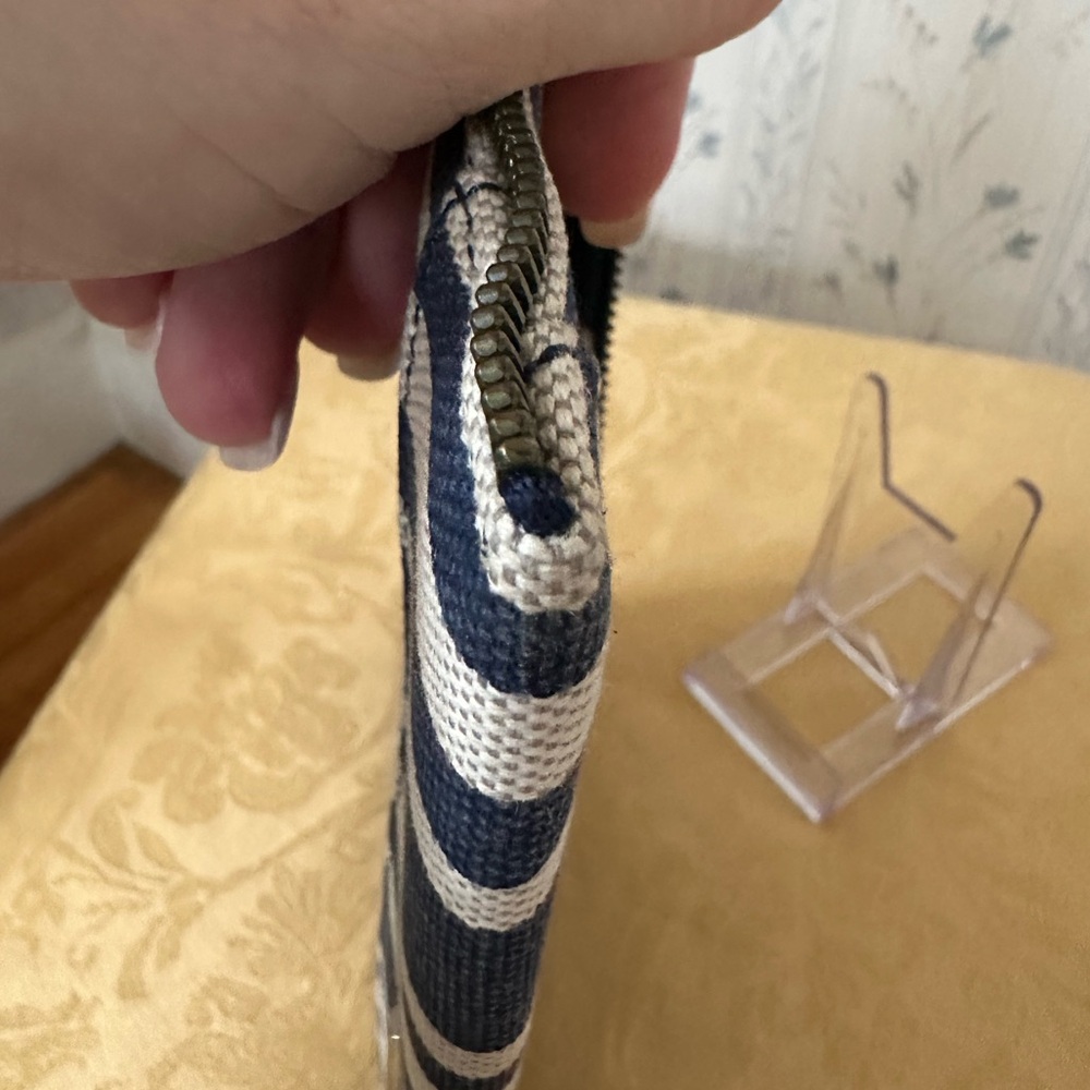 Rebecca Minkoff Striped Blue and White Clutch - Picture 9 of 15